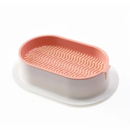Recipiente Pasto gatuno Rosa