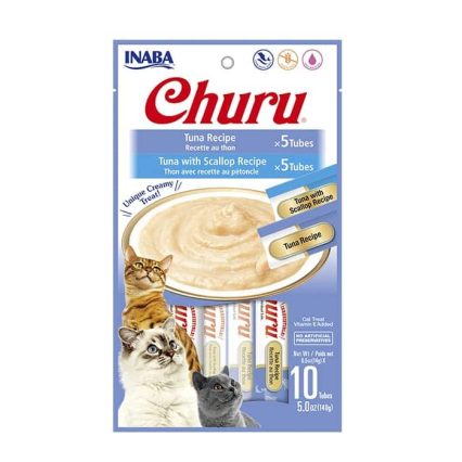 Churu Snack surtidos de Atún y Atún con Vieira x 10 Unds