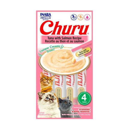 Churu Snack Receta de Atún con Salmón x 4 Unds 14 g